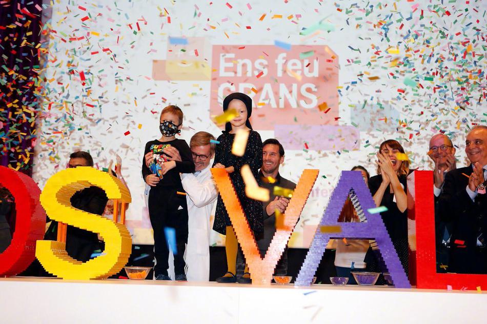 梅西太暖了！参加慈善活动陪伴关爱癌症儿童