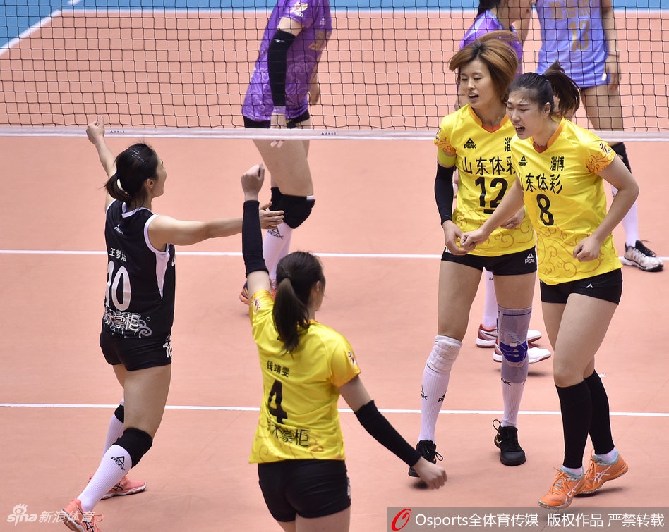 排超精英赛天津女排1-3山东