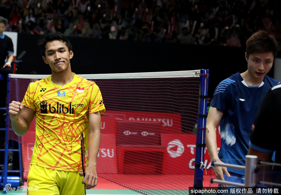 印尼赛石宇奇0-2乔纳坦