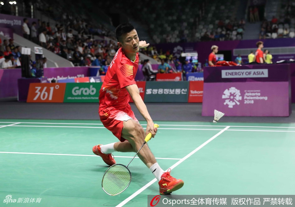 亚运羽球男团中国3-0中国香港