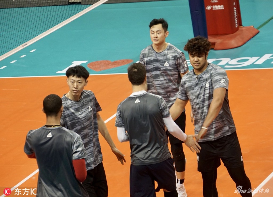 北京男排训练备战