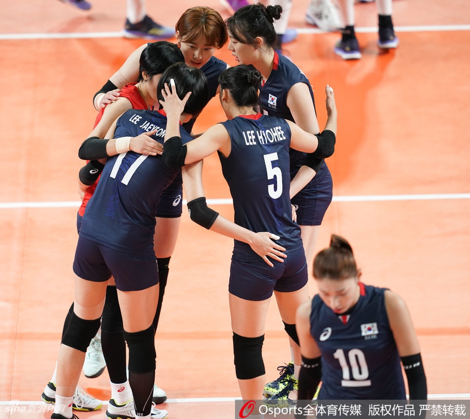 亚运女排小组赛中国3-0韩国