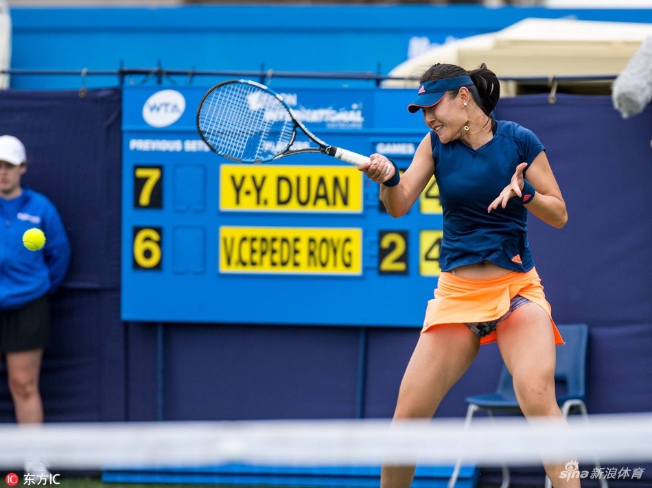 伊斯特本赛段莹莹晋级正赛