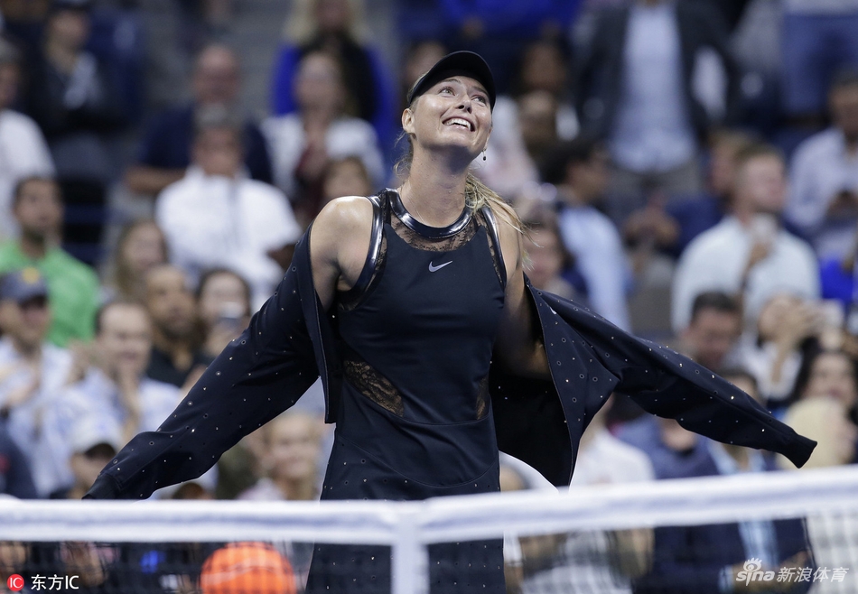 2017美网女单首轮:莎拉波娃vs哈勒普 在首轮焦点战中,时隔三年重返