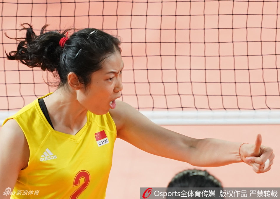 亚运女排小组赛中国3-0韩国