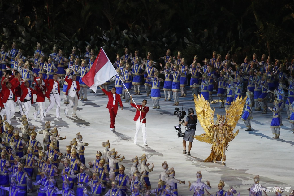 新浪直击雅加达亚运会开幕式