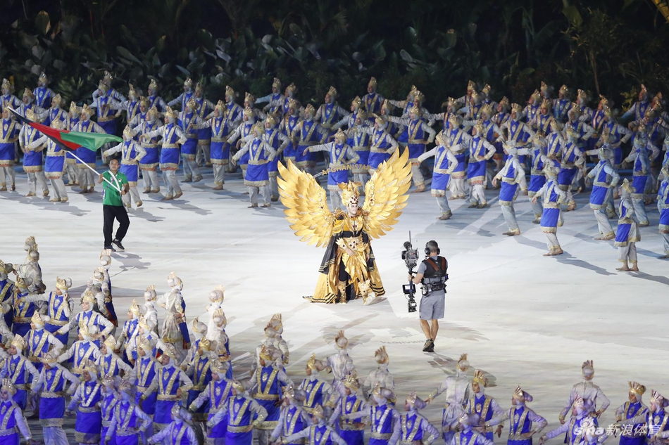 新浪直击雅加达亚运会开幕式