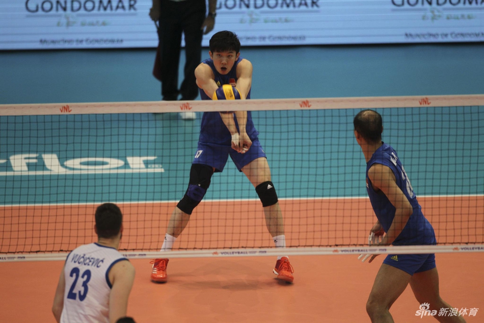 世联赛中国男排1-3塞尔维亚
