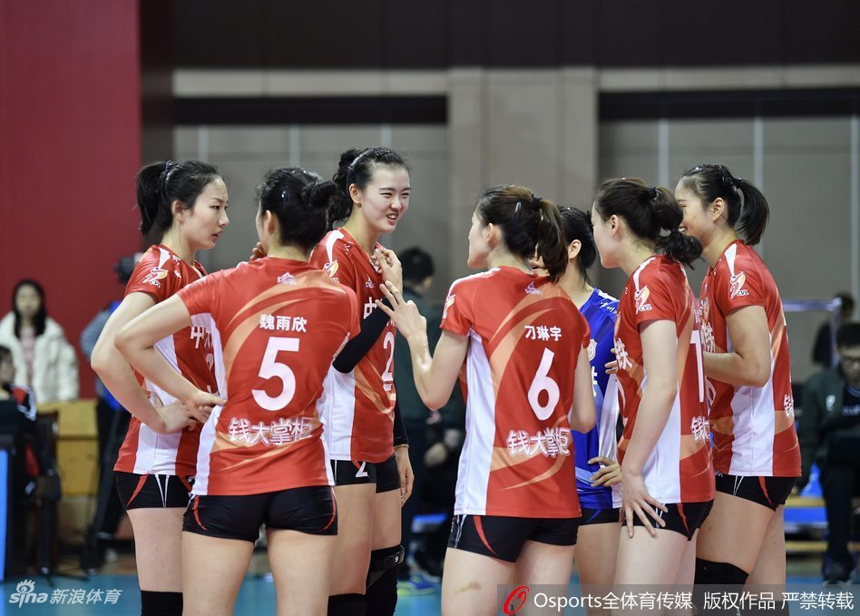 排超八强战江苏女排3-2北京