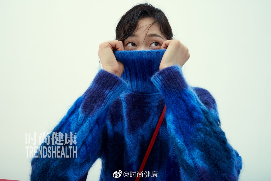 朱婷为《时尚健康》杂志拍写真