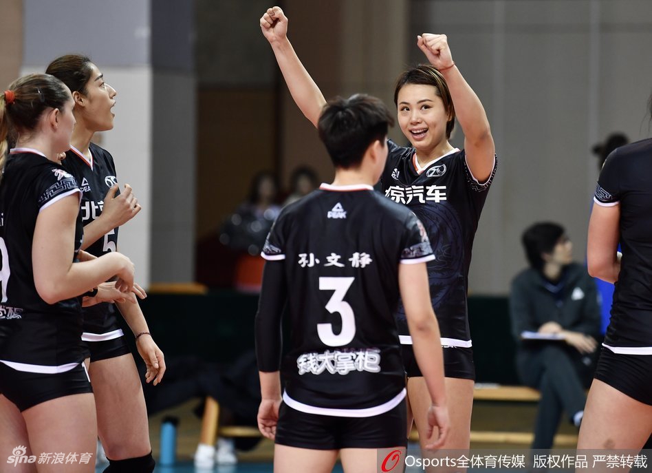 排超八强战江苏女排3-2北京