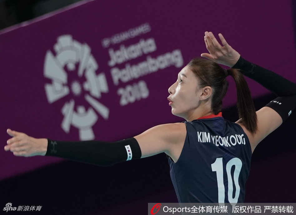 亚运女排小组赛中国3-0韩国