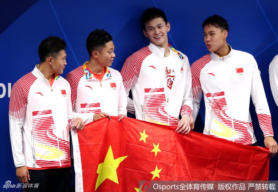 亚运男子4x100自接力中国亚军