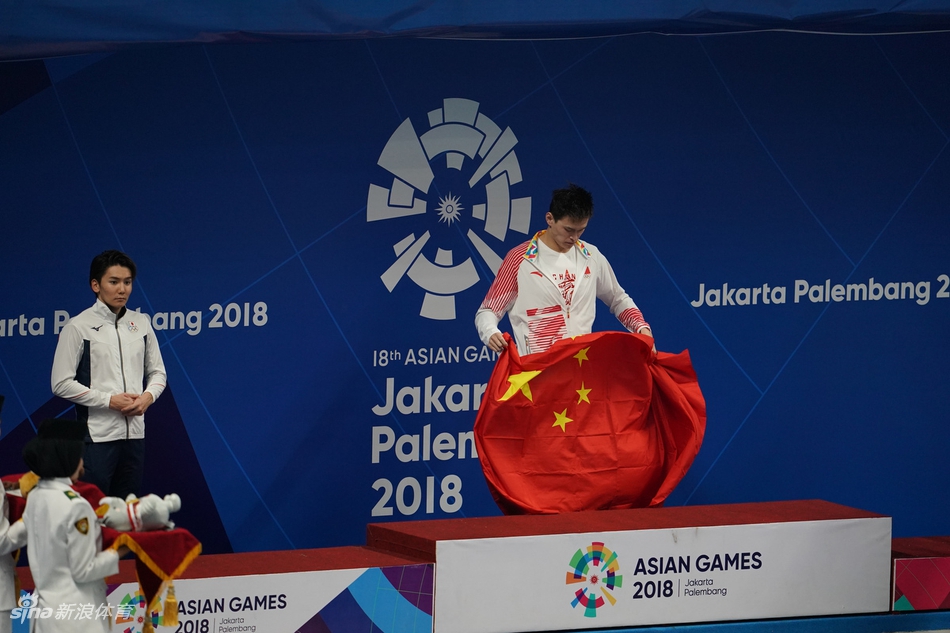 直击亚运男子400米自孙杨夺金