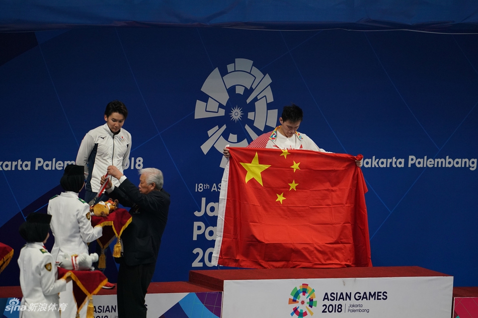 直击亚运男子400米自孙杨夺金