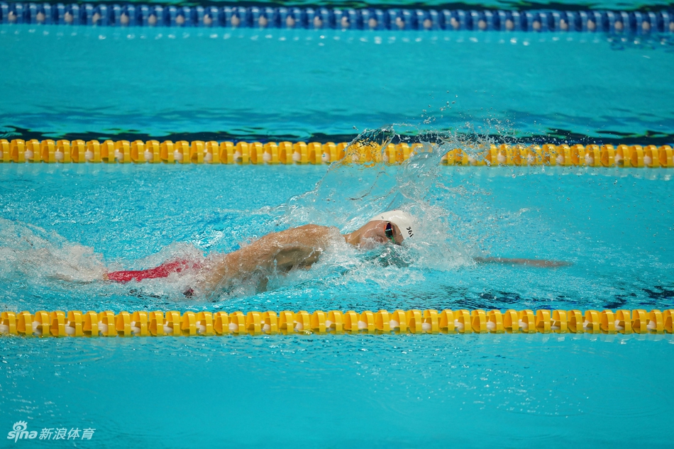 直击亚运男子400米自孙杨夺金