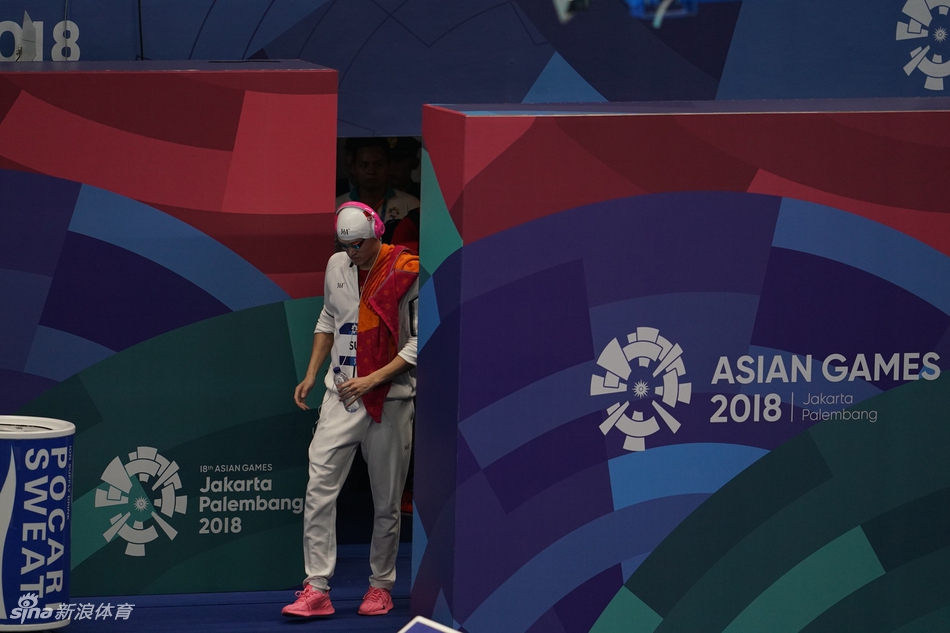 直击亚运男子400米自孙杨夺金