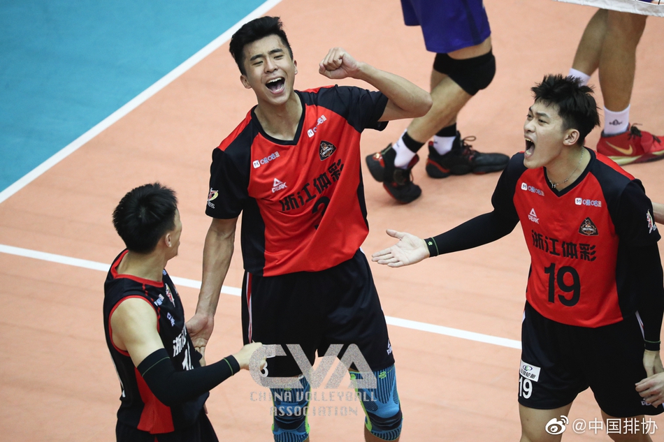 男排全锦赛浙江3-2江苏进决赛