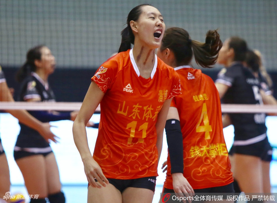 排超8强战北汽女排1-3山东女排