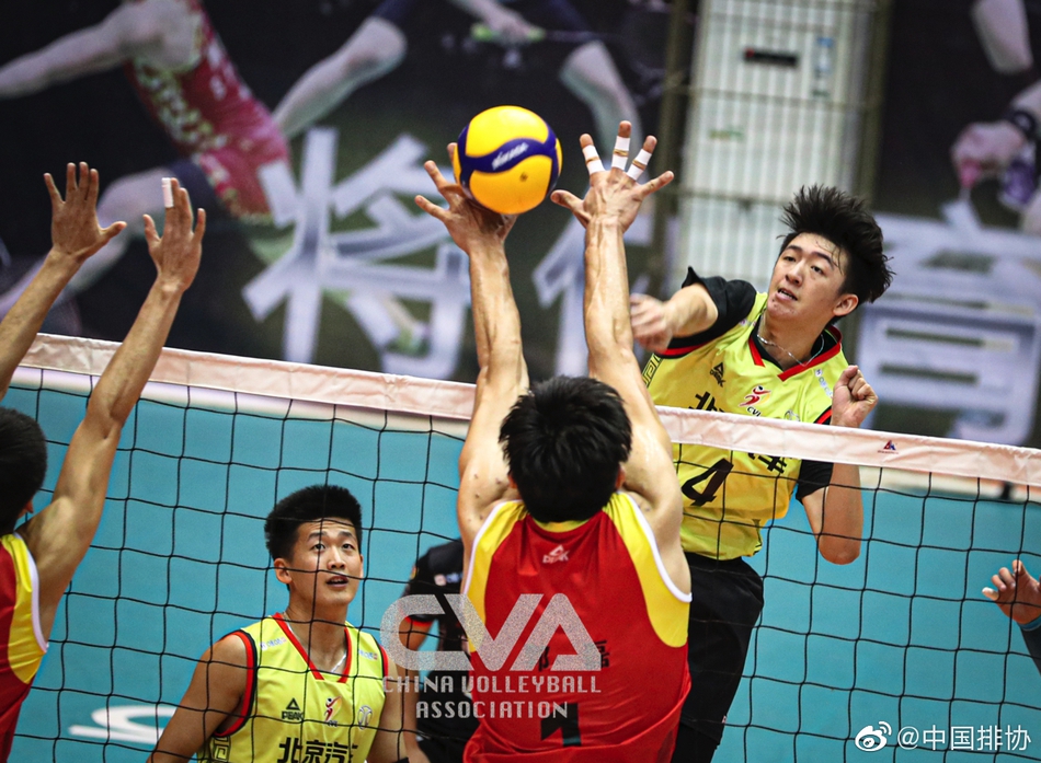 男排全锦赛北京3-1山东进决赛