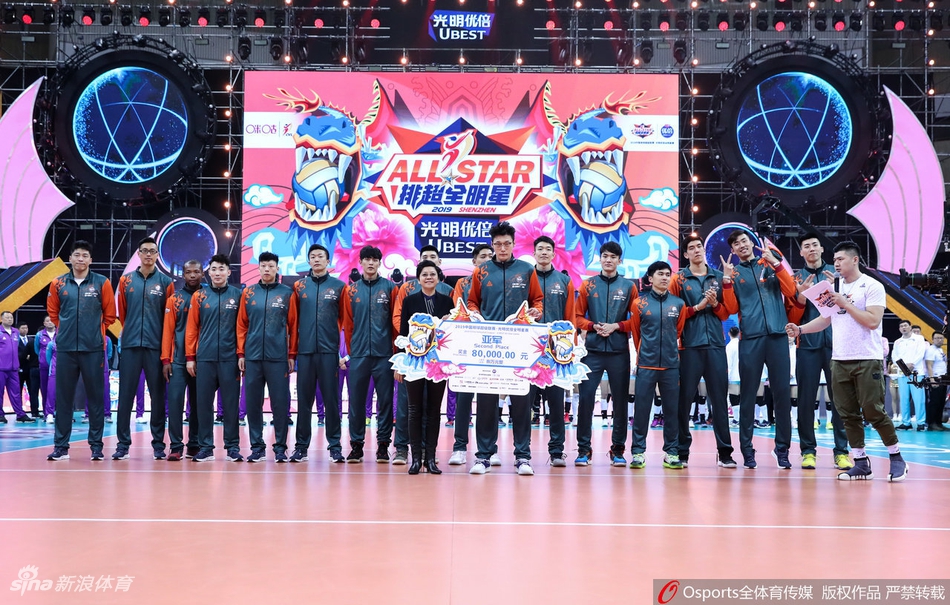 排超全明星颁奖张常宁江川得奖