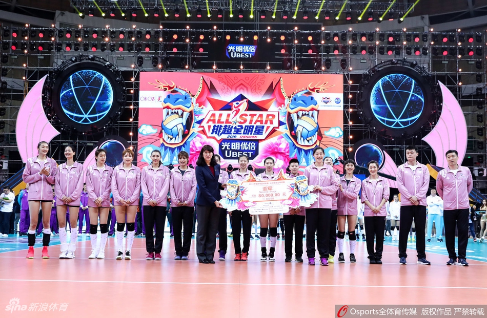 排超全明星颁奖张常宁江川得奖