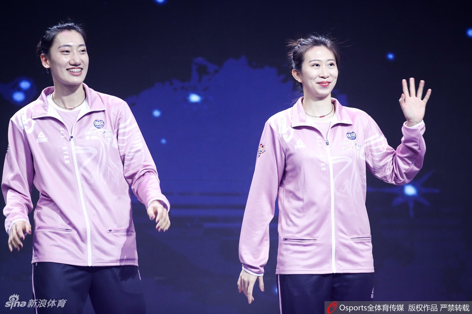 排超全明星赛女排成员亮相