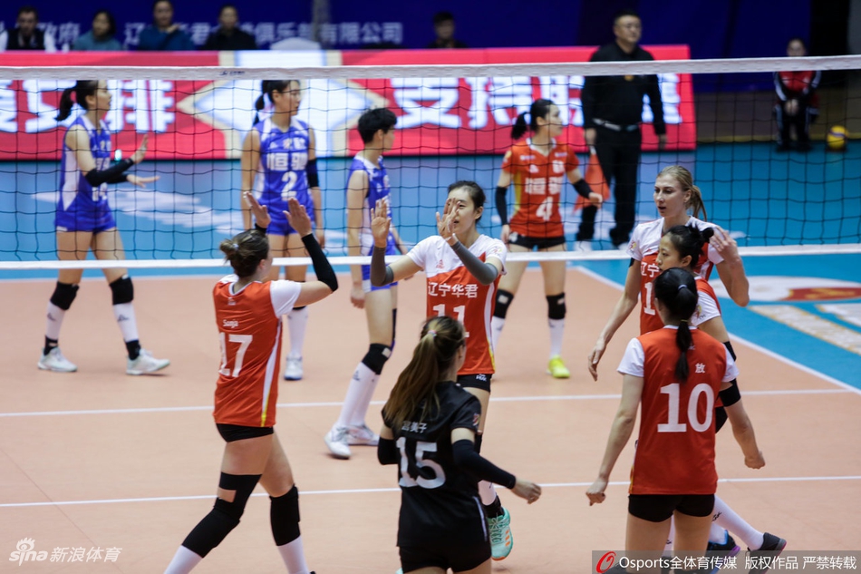排超第10轮辽宁女排3-1恒大