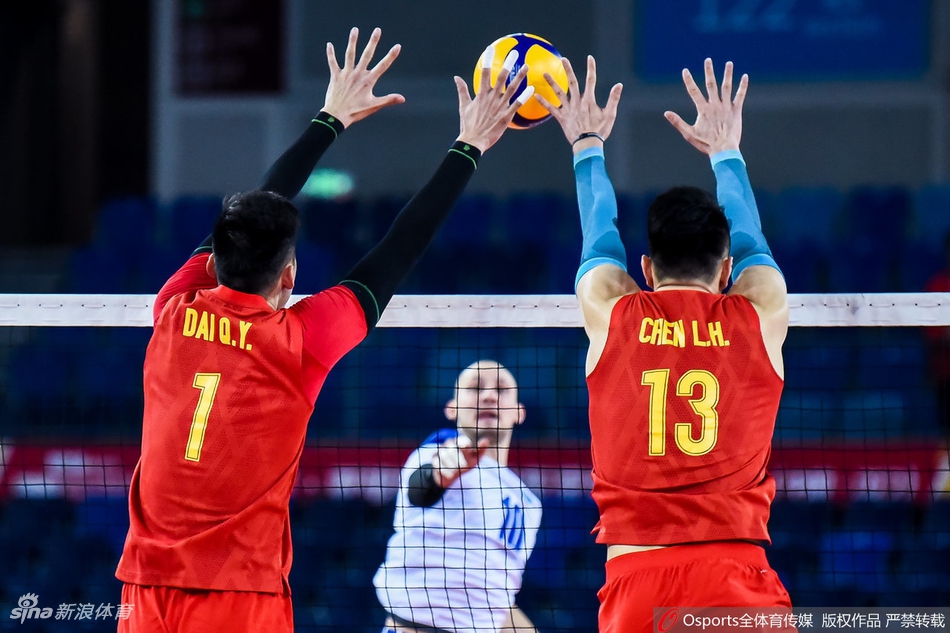 东京奥运资格赛中国男排3-0哈萨克