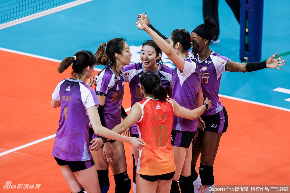 女排决赛天津3-1上海夺冠