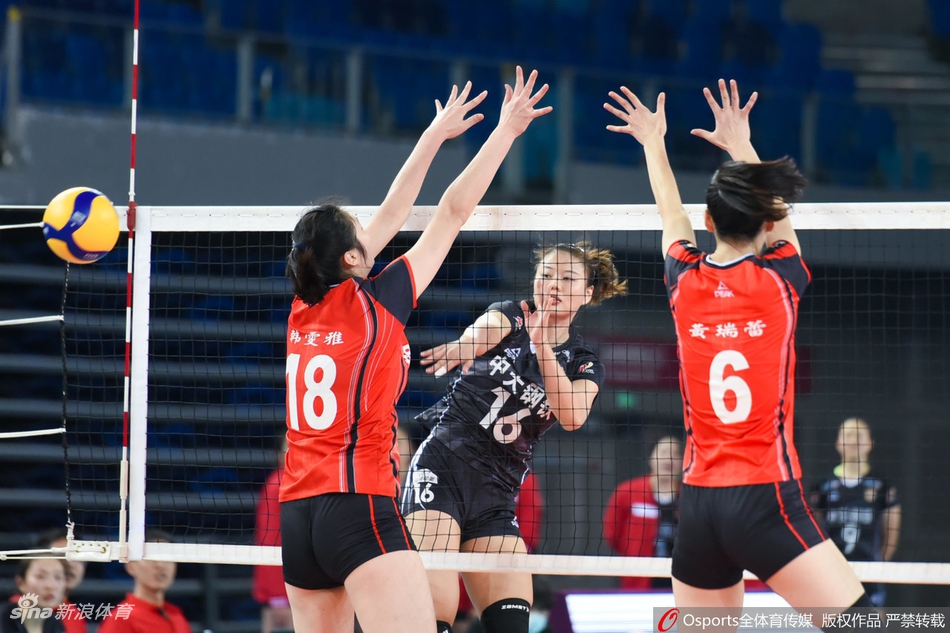 排超江苏女排3-0河南