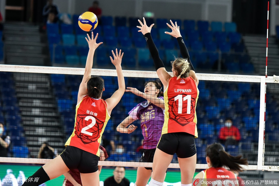 联赛天津女排3-0上海