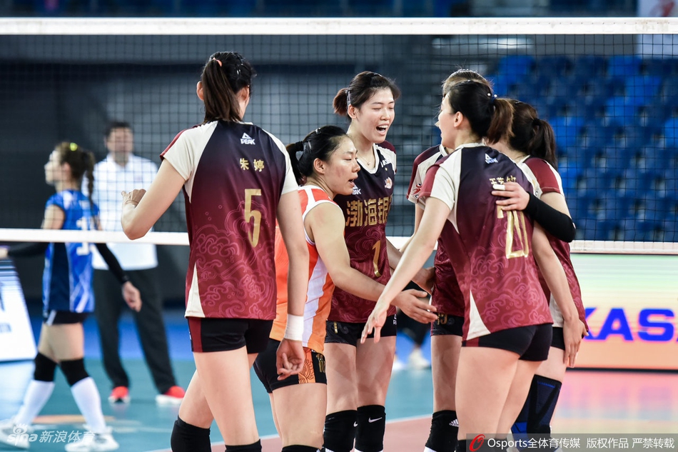 朱婷23分联赛天津女排3-0辽宁