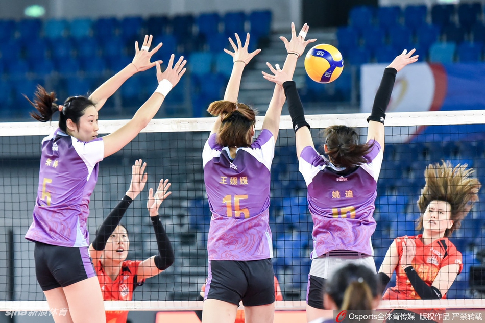 朱婷15分联赛天津女排3-0山东