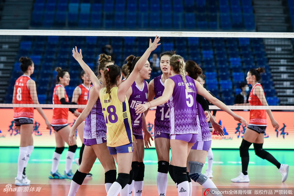 联赛广东女排3-0北京