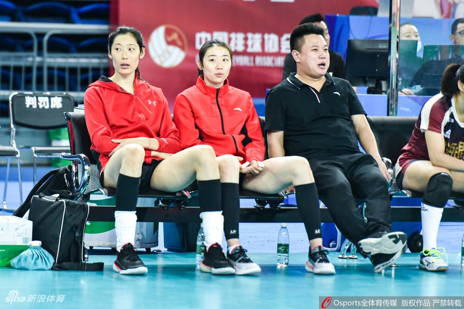 朱婷休战天津女排3-0云南