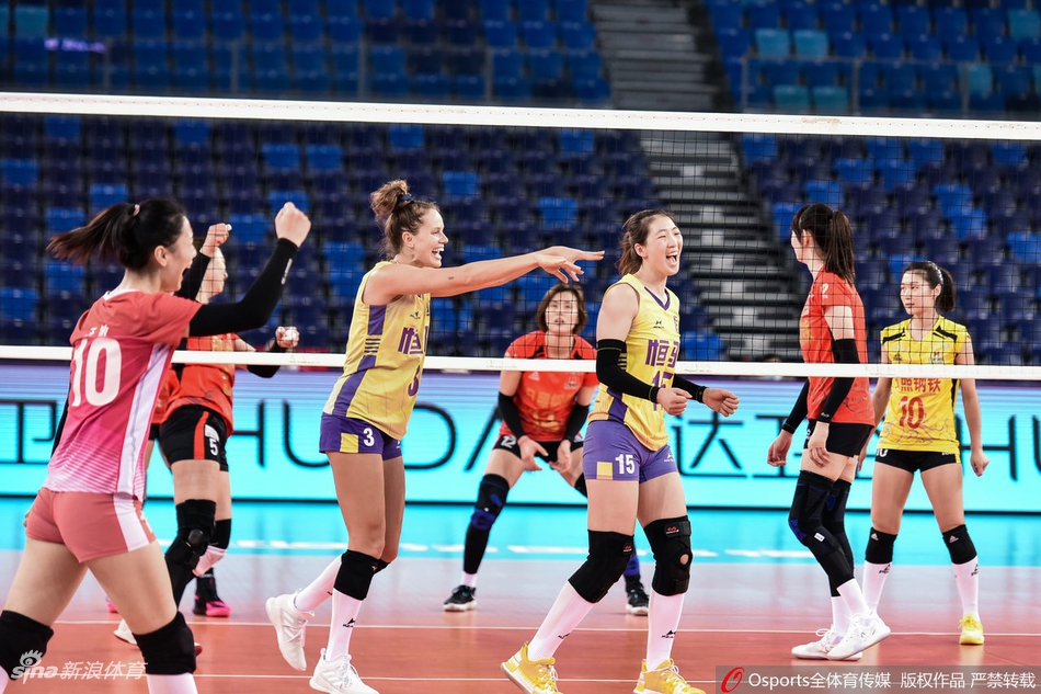 联赛山东女排3-1广东