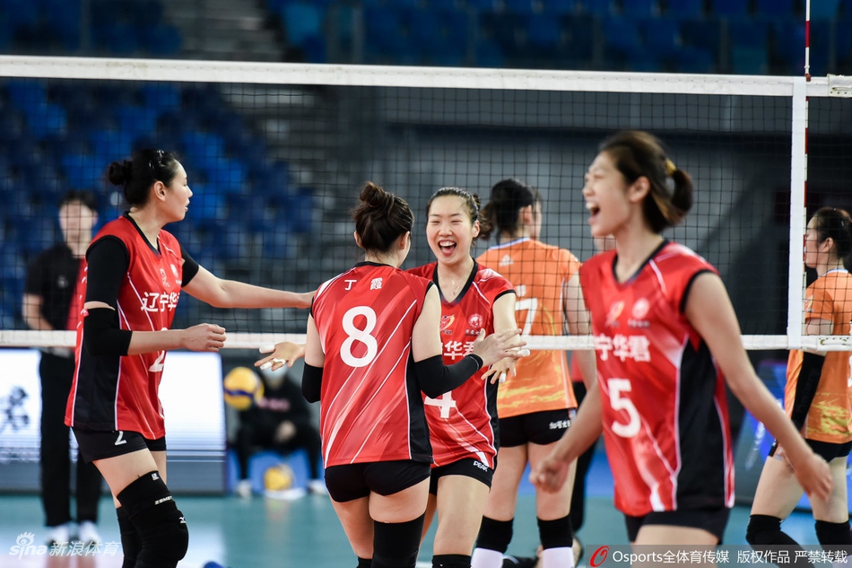 辽宁女排3-1浙江晋级六强