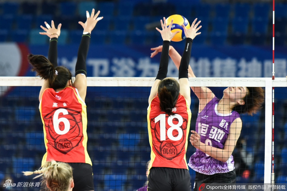 上海女排3-0广东获联赛第三