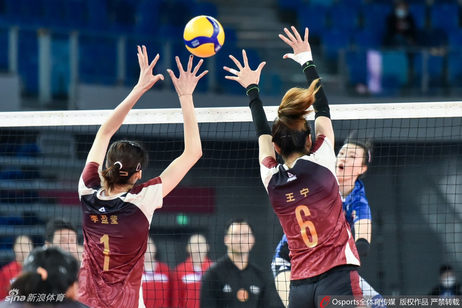 排超决赛天津女排3-1江苏夺冠