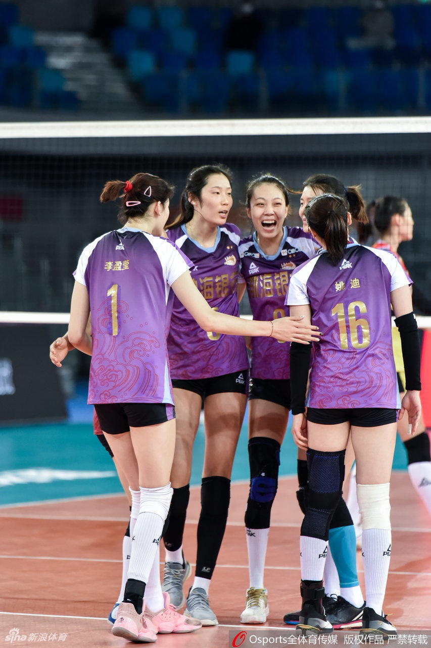 联赛天津女排3-0上海