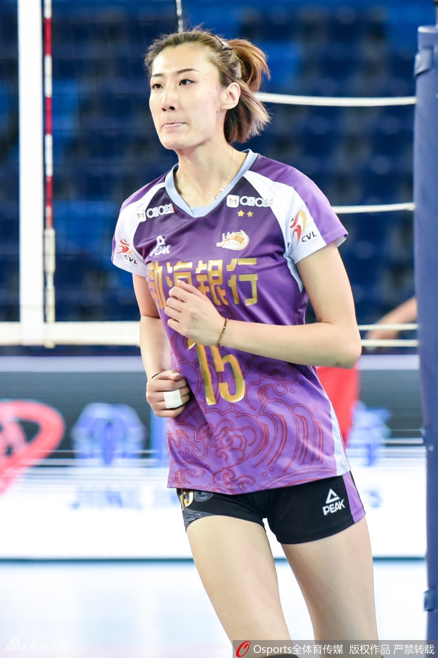 朱婷15分联赛天津女排3-0山东