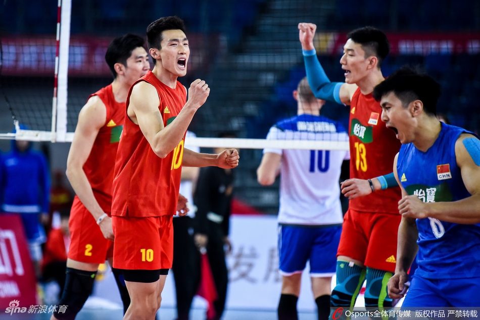 东京奥运资格赛中国男排3-0哈萨克