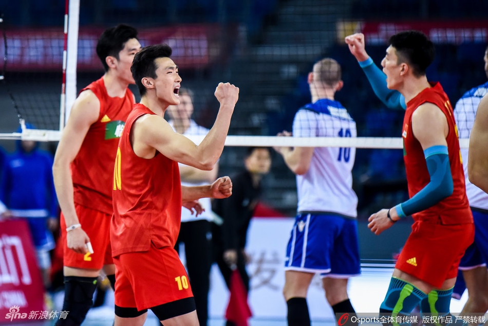 东京奥运资格赛中国男排3-0哈萨克