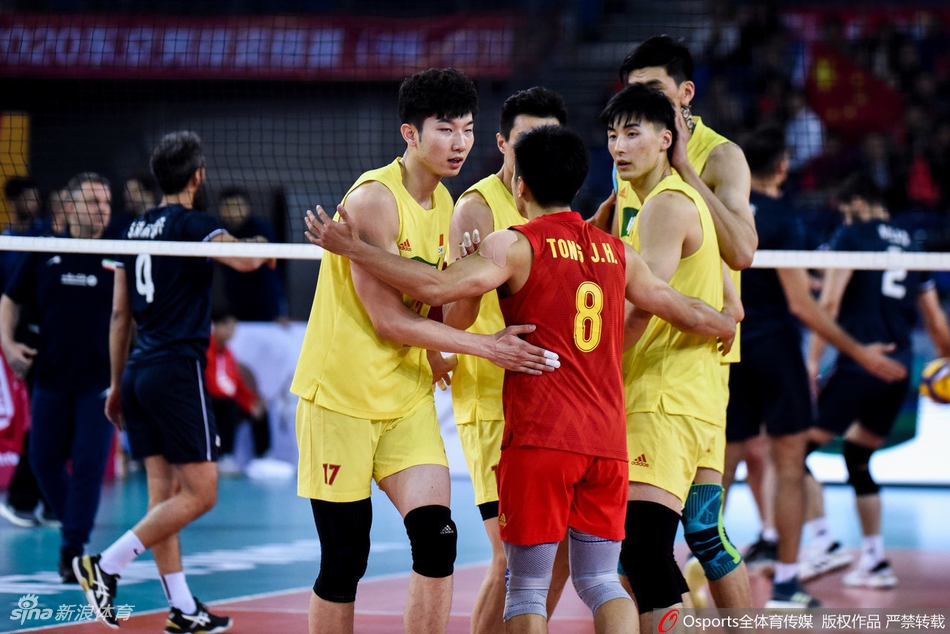 奥运资格赛中国男排0-3伊朗