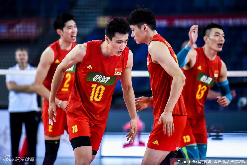 东京奥运资格赛中国男排3-0哈萨克