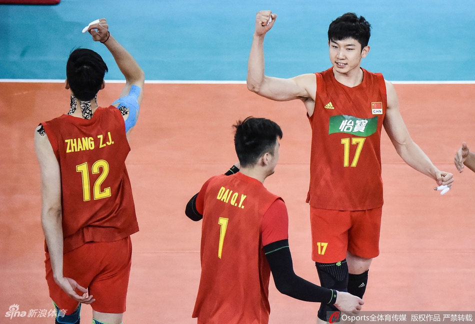 奥运资格赛中国男排晋级决赛