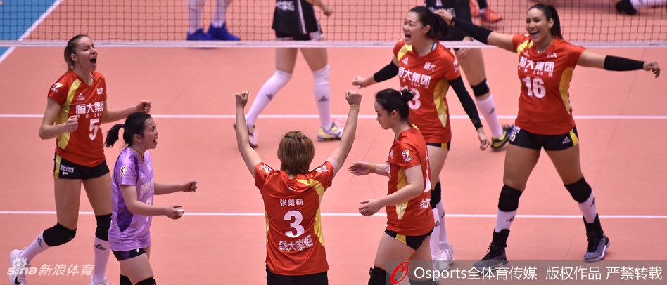 排超精英赛恒大女排3-0河南