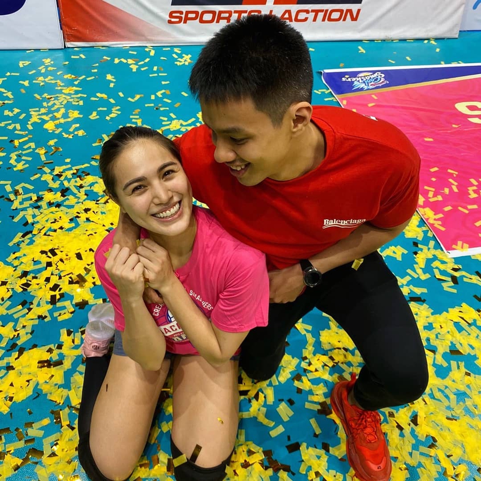 菲律宾排球女将参加世界小姐选拔赛