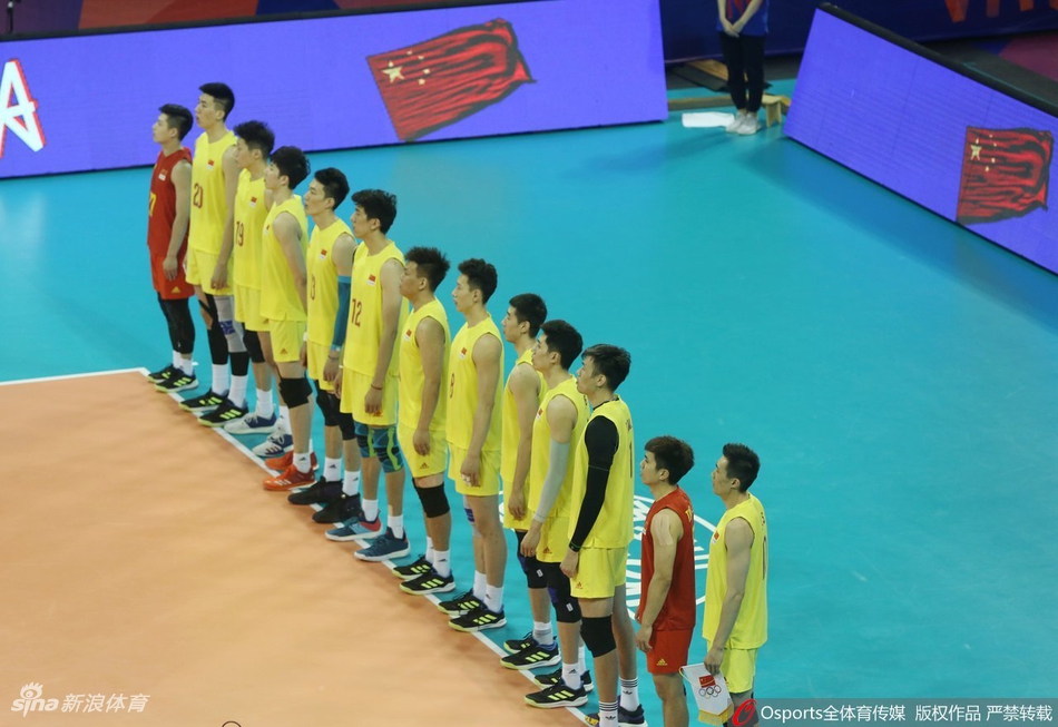 世联赛北仑站中国男排0-3法国